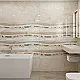 Glamour Jolie 11 Laser-Cut Wall Ceramic, First Choice, 39.5 × 79.5 cm, Glossy Beige - Image 1