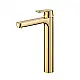 BGI Eco Plus Long 1021HG Tall Basin Mixer, 28 cm Height, Glossy Gold - Image 2