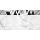 Pyramids B-105 Light Grey Laser-Cut Wall Ceramic, First Choice, 40 × 80 cm, Glossy - Image 4