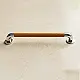 Alfa AL 213 C Stainless Steel Bathtub Handle, Chrome, 60 cm, 3.2 mm Pipe Diameter, 1.2 mm Thickness, Wood-Finish ABS Coating - Image 3