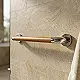 Alfa AL 213 C Stainless Steel Bathtub Handle, Chrome, 60 cm, 3.2 mm Pipe Diameter, 1.2 mm Thickness, Wood-Finish ABS Coating - Image 5