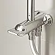 عامود دش 2 × 1 تيسكا جوي DR 10321901W كروم طاسة دائرية وايت 22 سم وخرطوم حراري - صورة 5