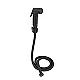 Forio 110B External Bidet Spray, Matte Black, 1 m Hose, Holder & Fixing Set - Image 2