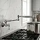 Pot Filler Kitchen Tap 9832 Glossy Gold, Extendable and Foldable with 306 Degree Dual Swivel Arm - Image 2