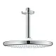 Grohe Tempesta 250 Round Shower Head with Ceiling Arm 26669000, Glossy Chrome, 25 cm (Arm 14 cm) - Image 2