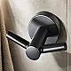 Dream DR-22B Double Wall Hanger, Matte Black Stainless Steel - Image 1