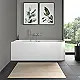Duravit Happy D.2 One-Piece Bathtub 180 × 80 cm, Left Corner Panel, White - Image 4