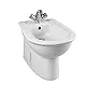 Ideal Standard Manta Floor-Standing Bidet with One Tap Hole and Internal Bidet Spray, White - Image 2