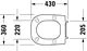 Duravit D-Code Soft-Close Toilet Seat & Cover, Pergamon - Image 2