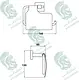 Kludi RAK24004 Toilet Paper Holder with Cover, Chrome - Image 2