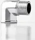Plaza Nickel Elbow 1/2 inch Male Thread (B.F 001) - Image 1