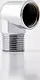 Plaza Nickel Elbow 1/2 inch Male Thread (B.F 001) - Image 3