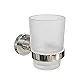 Toothbrush Holder with Cup A2657C, Glossy Chrome - Image 1