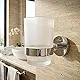 Toothbrush Holder with Cup A2657C, Glossy Chrome - Image 2