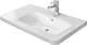 Duravit DuraStyle Vanity Basin 80 cm, Left Shelf and Right Bowl 232680, White - Image 1