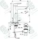 Ideal Standard Tesi A6563AA Tall Basin Mixer with Single Lever and Ceramic Cartridge, Chrome - Image 3