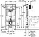 Grohe 38721001 3-in-1 Concealed Cistern Set with Fixing Kit & Brackets (Round Plate) - Image 2