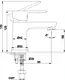 Basin Mixer with Pop-up Waste 8/3 Size S A 10130007901 - Image 4