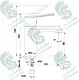 Basin Mixer with Pop-up Waste, 3/8 Feed, Size S, A 10330009901 - Image 2