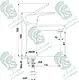 Basin Mixer with Pop-up Waste 3/8 Feed, Size S B 10130009902 - Image 2