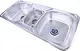 Purity HS110D 2.5 Bowl Stainless Steel Kitchen Sink 110 × 48 cm, 3 Drains + 1 Grid - Image 3