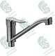 Kitchen Mixer with Swivel Spout, 3/8 Feed, Ceramic Cartridge A 10160013900 - Image 1