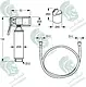 Kludi Supreme Brass Bidet Spray with Hose and Holder RAK32002 - Image 2