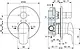 New Ceraflex A6758AA Concealed Bath Mixer with Diverter - Image 3