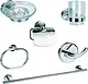 Kludi RAK Calibra RAK21021 6-Piece Accessories Set - Image 1