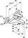 Kludi Pearl Single Lever Bath Mixer, RAK17002, Chrome - Image 2