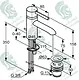 Kludi RAK Prime RAK12000 Short Single Lever Basin Mixer with Pop-up Waste, Chrome - Image 2