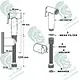 Kludi RAK Supreme RAK32007 ABS Bidet Spray with Hose and Holder, Chrome - Image 2