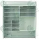 Plastic Sliding Mirror Cabinet, Code 092, Turkish, White - Image 4