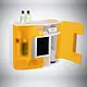 Turkish Mirror Cabinet with Doors, Transparent Yellow, Code 093 - Image 2