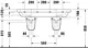 D-Code Double Bowl Basin 120 cm, White - Image 5