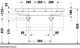 D-Code Double Bowl Basin 120 cm, White - Image 6