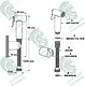 Kludi RAK Supreme 32008 Bidet Spray with Hose and Holder, Black - Image 2