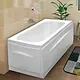 El Tib Vienna Bathtub 120 × 70 cm with Frame, 120 cm Front Panel and 70 cm Side Panel, Without Seat, Pergamon - Image 3