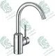 Kludi RAK Prime 12028 Tall Basin Mixer with Swivel Spout, Pop-up Waste & Overflow, Chrome - Image 1