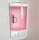 Primanova S05 Bathroom Corner Unit with Door + Bottom Shelf, Transparent Rose - Image 4