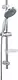 Kludi RAK 62002 Shower Column 600mm with Soap Dish and 4-Spray 120 mm Hand Shower - Image 1