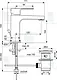 Cerafine D BC686AA Single Lever Basin Mixer with Pop-up Waste and Overflow - Image 3