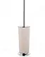 Primanova Turkish 5-Piece Bathroom Accessories Set, Ribbed Beige Round with Silver Frame, Code SAS08 - Image 5
