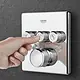 Grohe Smart Control Square Concealed Bath Mixer Trim 29126000, Chrome - Image 2