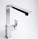 Sphinx Abdo Hanafia Aqua AQ-10 Pillar Kitchen Mixer, High Swivel Spout, Chrome - Image 3