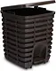 Primanova Braided Square Pedal Bin 9 L, E54, Brown - Image 2