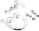 Diamond Wall-Mounted Kitchen Mixer with Swivel Upper Spout, Chrome - Image 2