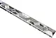 Turkish Stainless Steel Skirting 3 cm Ribbed Silver, First Choice - Image 2