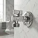 Genebre 309505 Washing Machine Tap with Filter, Glossy Chrome, ½ × ¾ with Trim, Spanish Made - Image 1