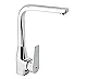 Genebre Clip Madrid 64201164566 Pillar Kitchen Mixer, Polished Chrome, 31 cm, Swivel Spout, Imported Spanish Made - Image 2